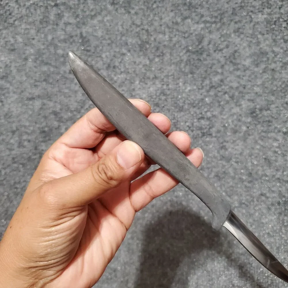 Vintage Gerber Miming Steak Knives Lot of 6 Gray Handle 1960s Knife Set Dinner